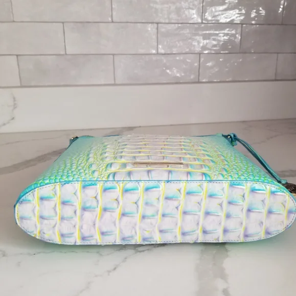 SOLD! 🆕 BRAHMIN KATIE COTTON CANDY 🍭 OMBRE CROSSBODY SHOULDER BAG 💕💙 - Picture 13 of 16